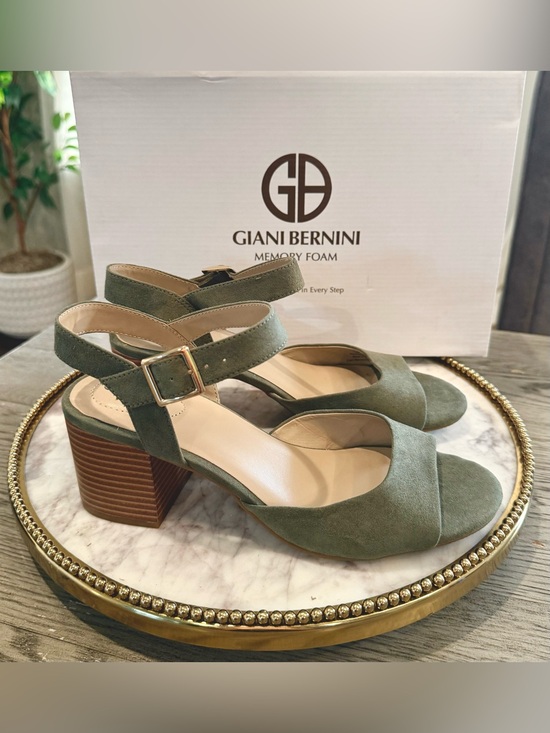 Giani Bernini Shoes - Giani Bernini Sage Suede Block Heel Sandals | SZ. 9.5 (NWB)
